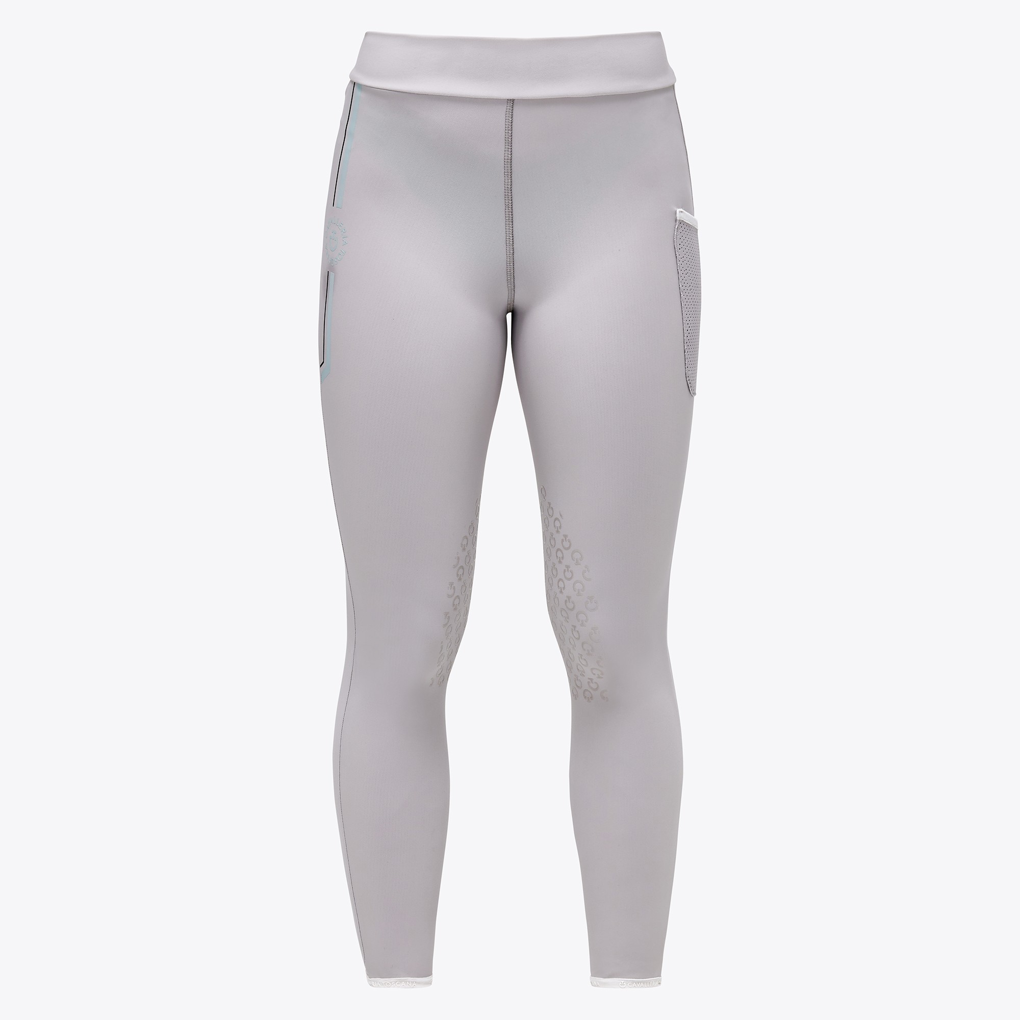 Cavalleria Toscana Meisjes Legging CT Orbit Print - Licht Grijs Cavalleria Toscana Meisjes Legging CT Orbit Print - Licht Grijs