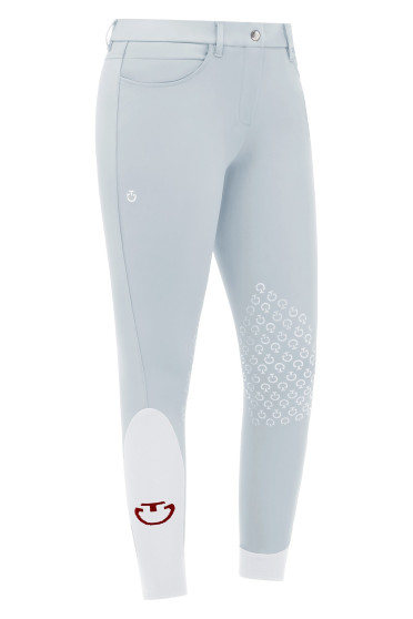 Ridershouse: CT New Grip System Riding Breeches - Color Pastel Blue Ridershouse: CT New Grip System Riding Breeches - Color Pastel Blue