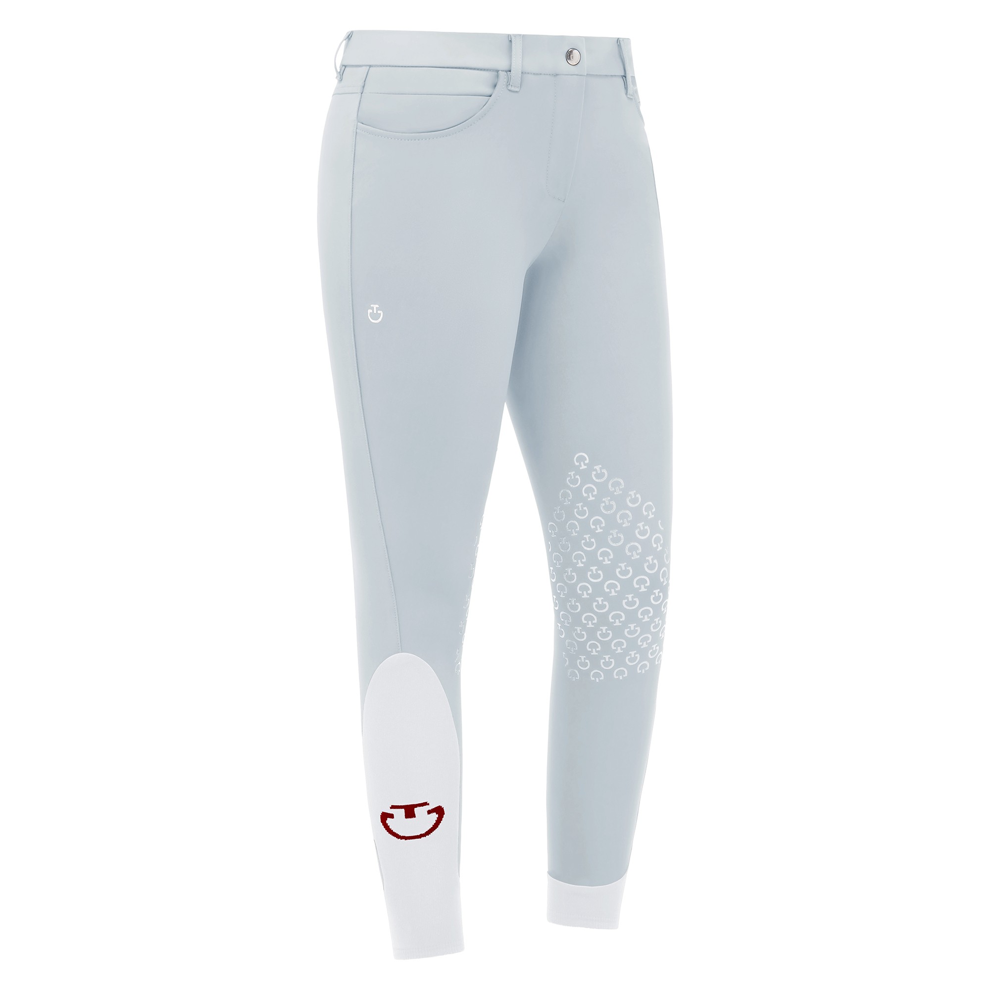 Ridershouse: CT New Grip System Riding Breeches - Color Pastel Blue Ridershouse: CT New Grip System Riding Breeches - Color Pastel Blue