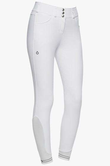 Ridershouse: CT High Waist Silicone Full Seat Rijbroek - Kleur Wit Ridershouse: CT High Waist Silicone Full Seat Rijbroek - Kleur Wit
