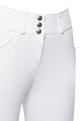 Ridershouse: CT High Waist Silicone Full Seat Rijbroek - Kleur Wit Ridershouse: CT High Waist Silicone Full Seat Rijbroek - Kleur Wit