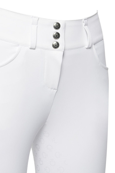 Ridershouse: CT High Waist Silicone Full Seat Rijbroek - Kleur Wit Ridershouse: CT High Waist Silicone Full Seat Rijbroek - Kleur Wit