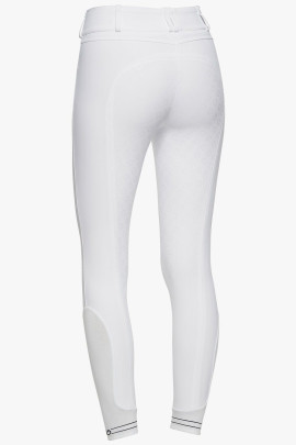 Ridershouse: CT High Waist Silicone Full Seat Riding Breeches - White Ridershouse: CT High Waist Silicone Full Seat Riding Breeches - White
