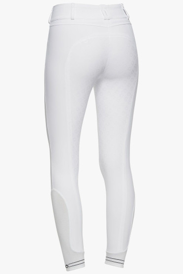 Ridershouse: CT High Waist Silicone Full Seat Rijbroek - Kleur Wit Ridershouse: CT High Waist Silicone Full Seat Rijbroek - Kleur Wit