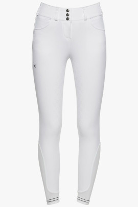 Ridershouse: CT High Waist Silicone Full Seat Riding Breeches - White Ridershouse: CT High Waist Silicone Full Seat Riding Breeches - White