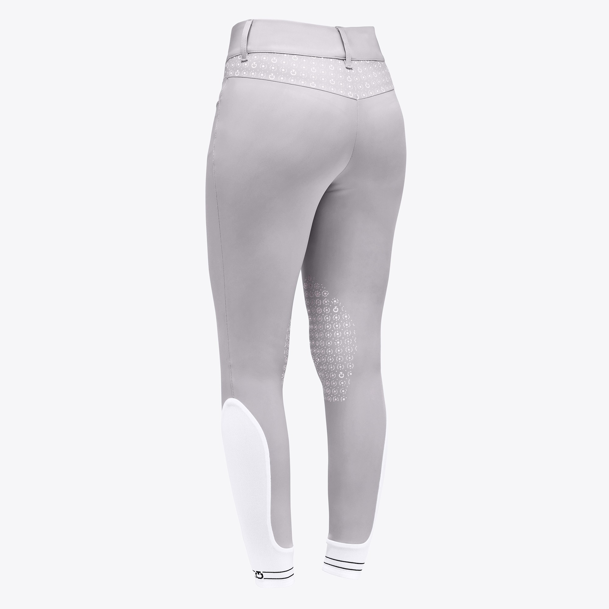Ridershouse: CT Motif Print Jumping Riding Breeches - Kleur Wit