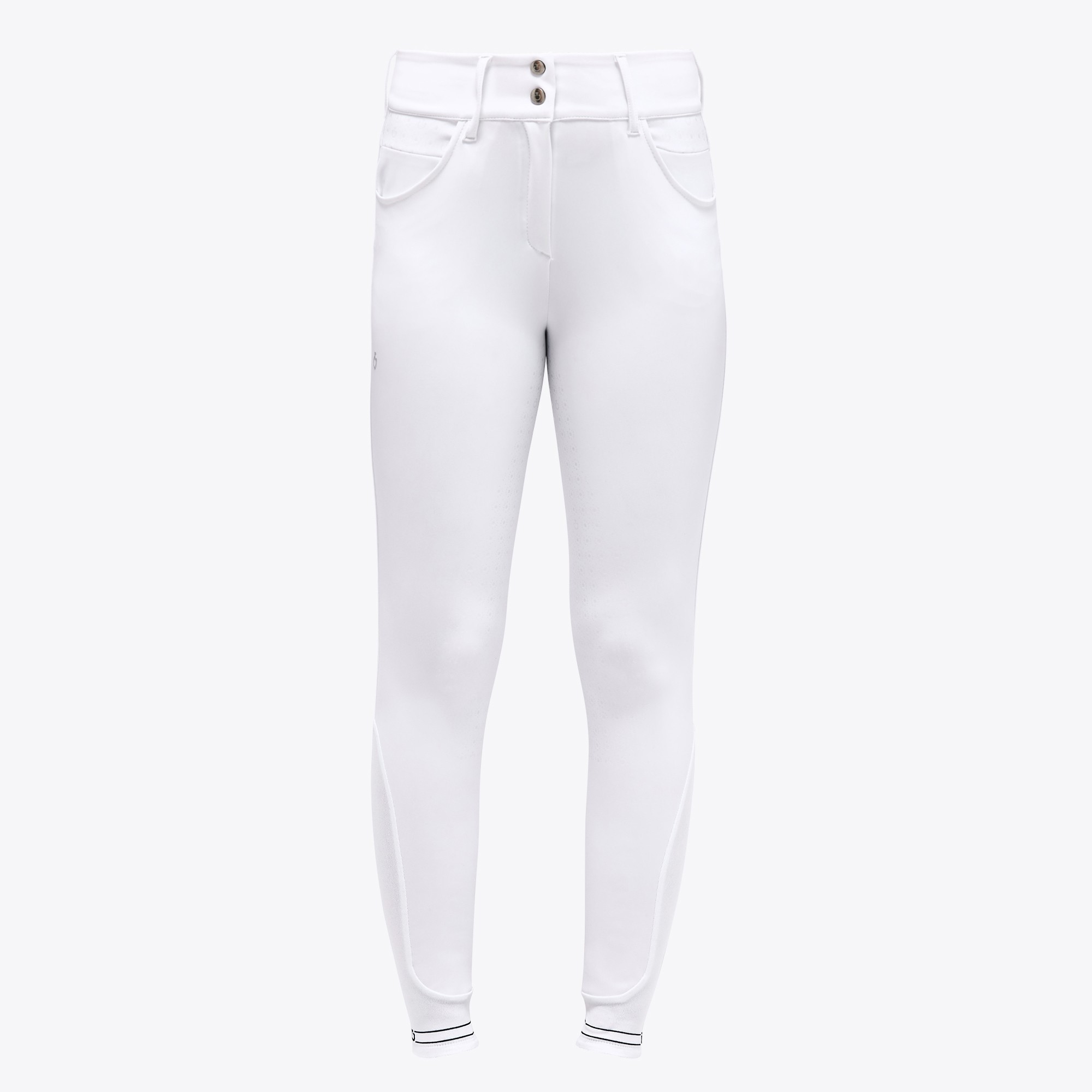 Ridershouse: CT Motif Print Full Grip Riding Breeches - Kleur Wit Ridershouse: CT Motif Print Full Grip Riding Breeches - Kleur Wit