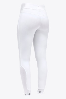 Ridershouse: CT Motif Print Full Grip Riding Breeches - Kleur Wit Ridershouse: CT Motif Print Full Grip Riding Breeches - Kleur Wit