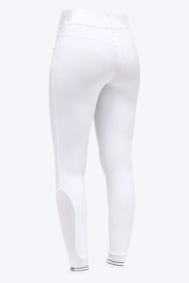 Ridershouse: CT Motif Print Full Grip Riding Breeches - Kleur Wit Ridershouse: CT Motif Print Full Grip Riding Breeches - Kleur Wit