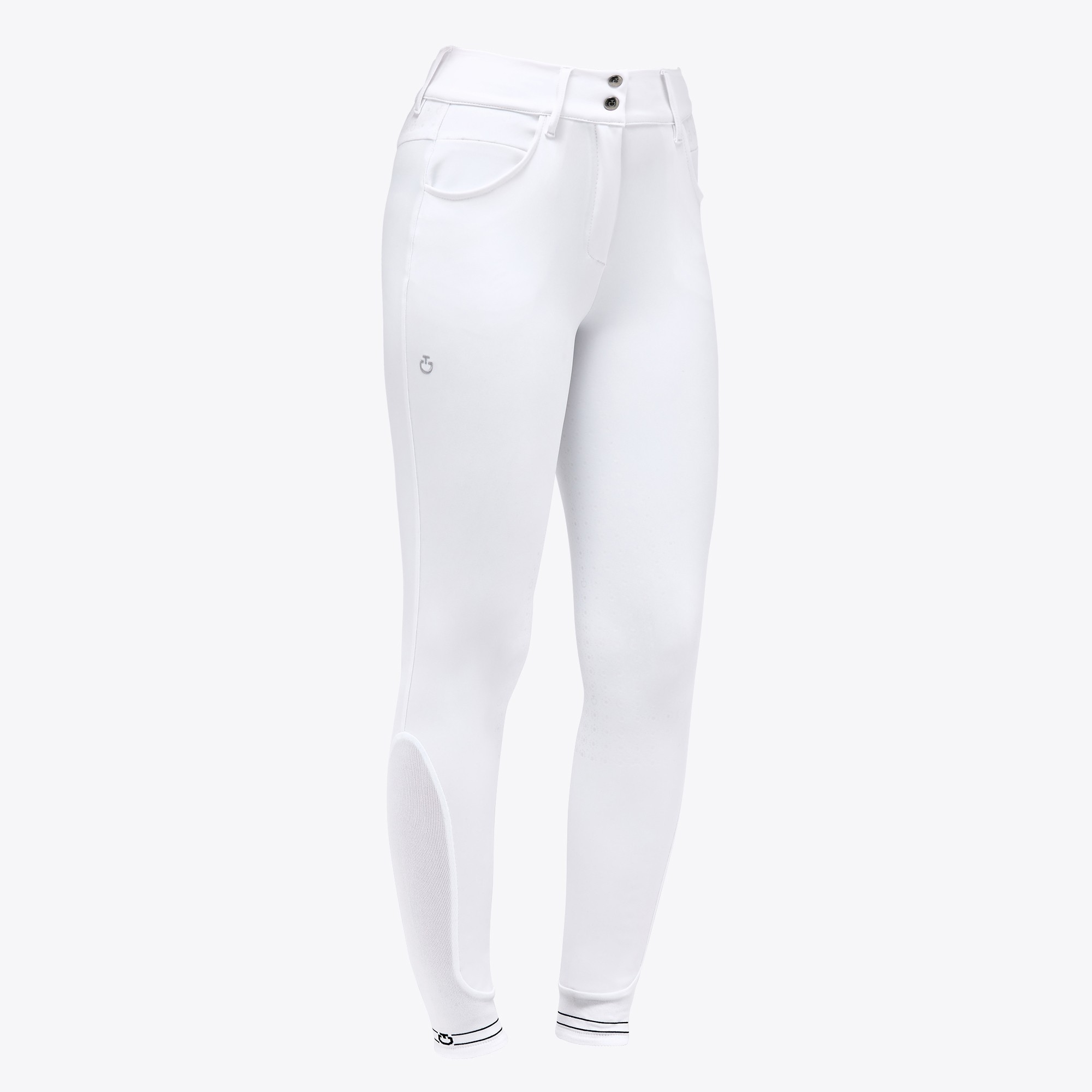 Ridershouse: CT Motif Print Full Grip Riding Breeches - Kleur Wit Ridershouse: CT Motif Print Full Grip Riding Breeches - Kleur Wit