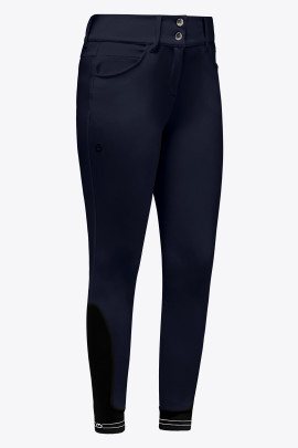 Ridershouse: CT Motif Print Full Grip Riding Breeches - Blauw