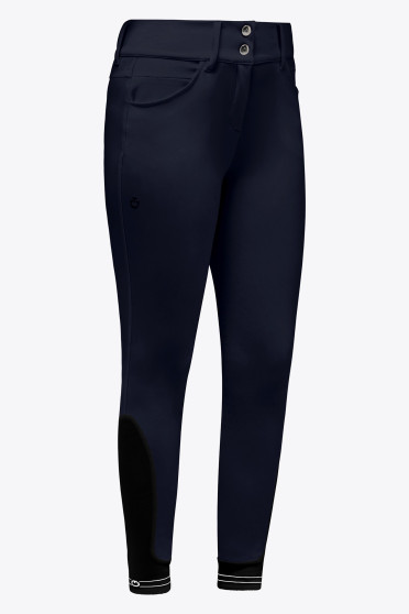 Ridershouse: CT Motif Print Full Grip Riding Breeches - Blauw Ridershouse: CT Motif Print Full Grip Riding Breeches - Blauw