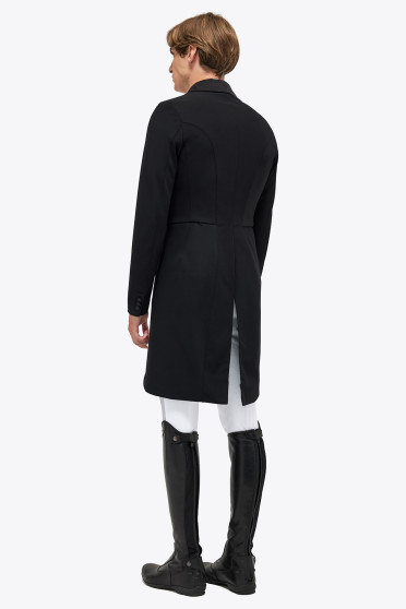 Ridershouse: Cavalleria Toscana Embossed Pin Stripe Frack Men - Black Ridershouse: Cavalleria Toscana Embossed Pin Stripe Frack Men - Black