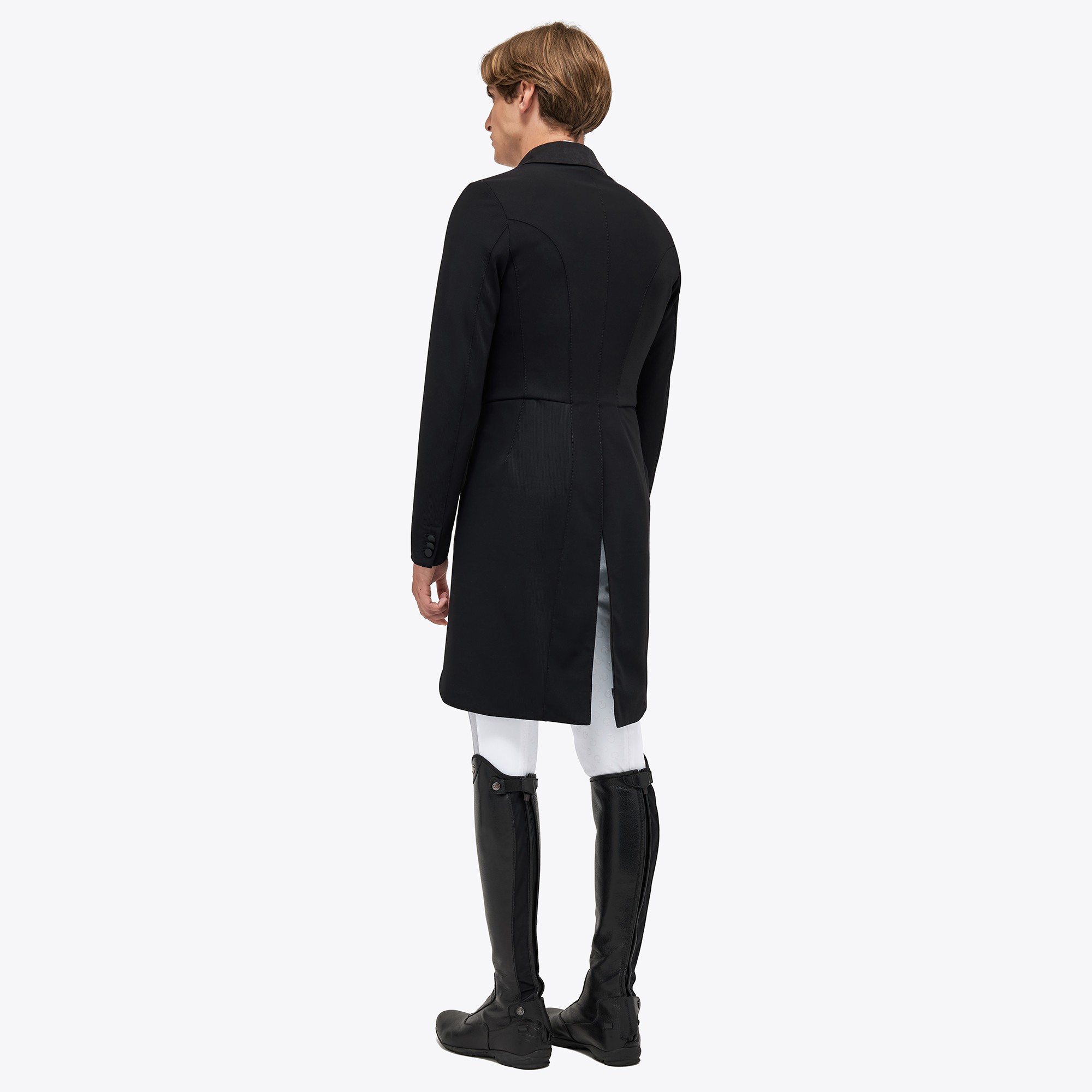 Ridershouse: Cavalleria Toscana Embossed Pin Stripe Frack Men - Black Ridershouse: Cavalleria Toscana Embossed Pin Stripe Frack Men - Black