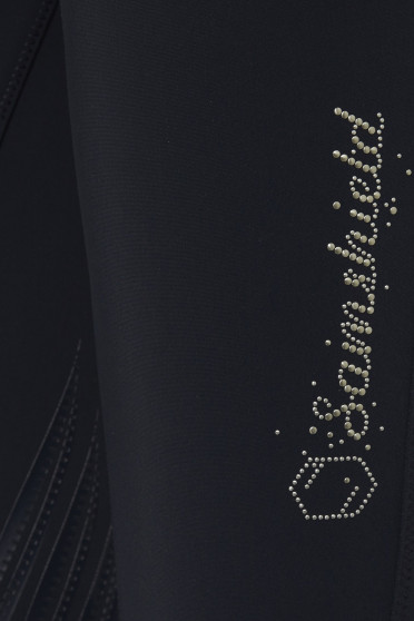 Ridershouse: Samshield Rijbroek Clara Metal Dots Full Grip - Navy TT Ridershouse: Samshield Rijbroek Clara Metal Dots Full Grip - Navy TT