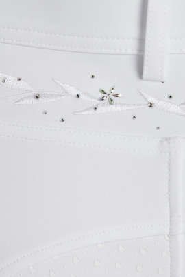 Ridershouse: Samshield Rijbroek Jully Flower Jewellery Full Grip - White TT Ridershouse: Samshield Rijbroek Jully Flower Jewellery Full Grip - White TT