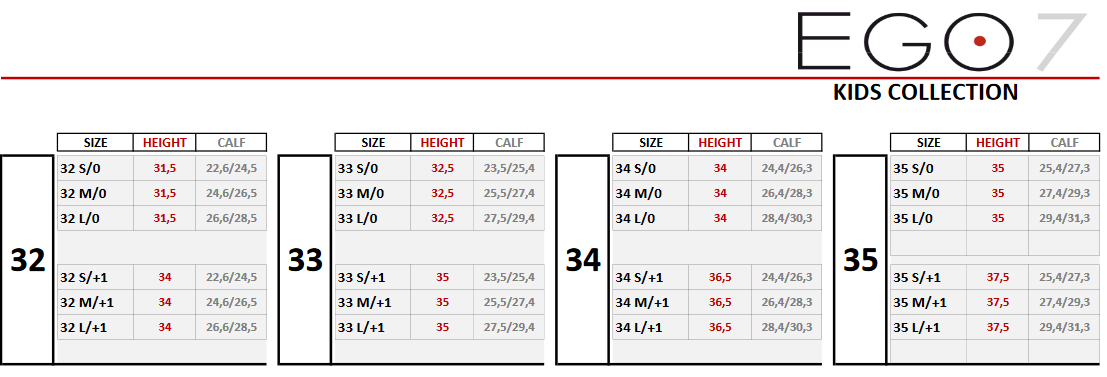 Ego 7 Kids Boots Aster - Black avalable in 3 calf sizes and 2 length sizes. Ego 7 Kids Boots Aster - Black avalable in 3 calf sizes and 2 length sizes.