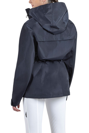 Equiline Unisex Waterdichte Ademende Regenjas Rawek Blauw