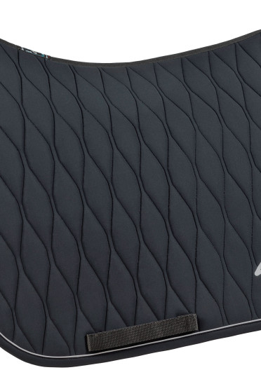 Ridershouse: Equiline Gewatteerd Spring Sjabrak - Kleur Zwart met Grijs Ridershouse: Equiline Gewatteerd Spring Sjabrak - Kleur Zwart met Grijs