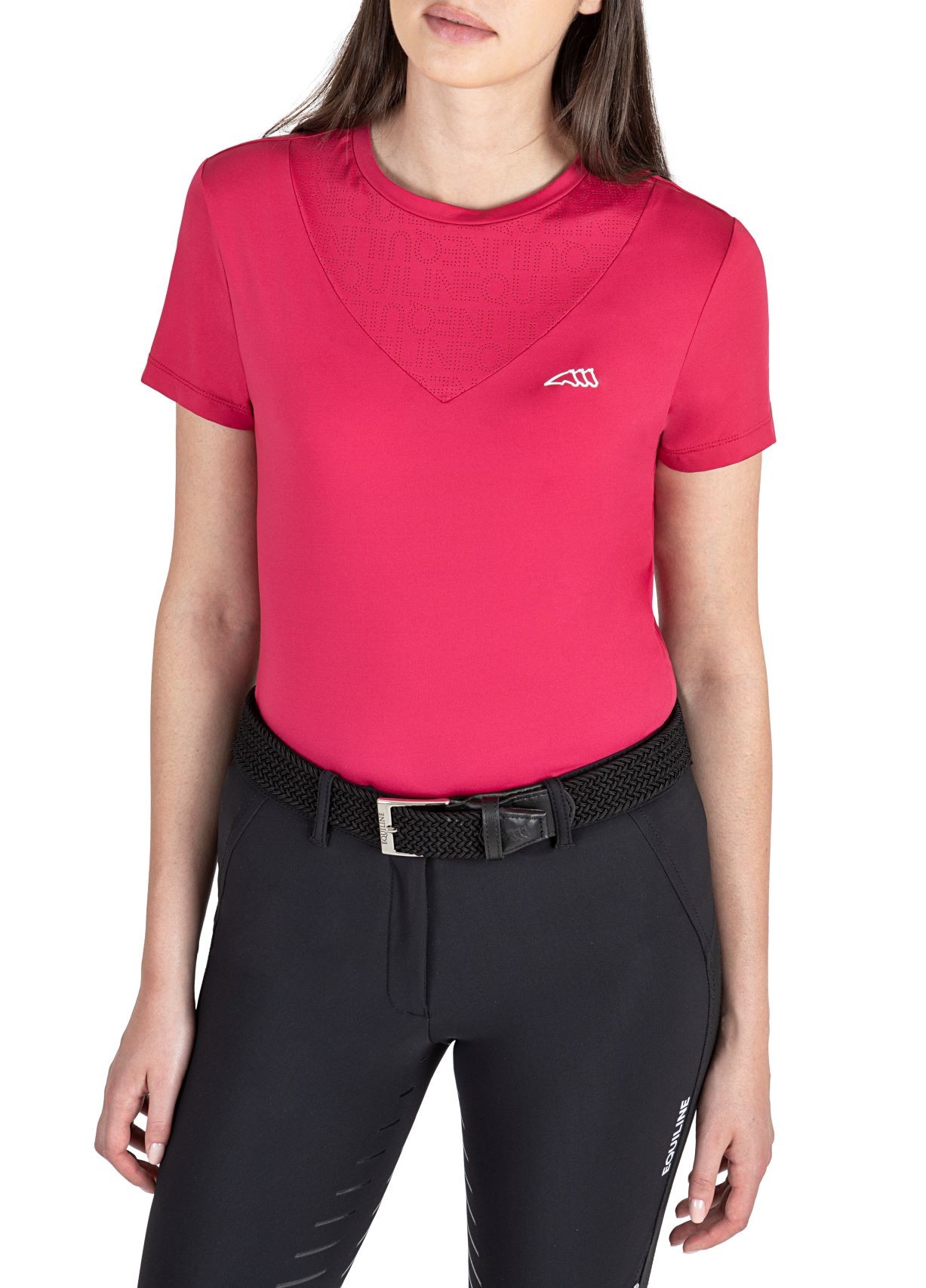 Equiline Dames T-Shirt Cearac Ciliegia Equiline Dames T-Shirt Cearac Ciliegia