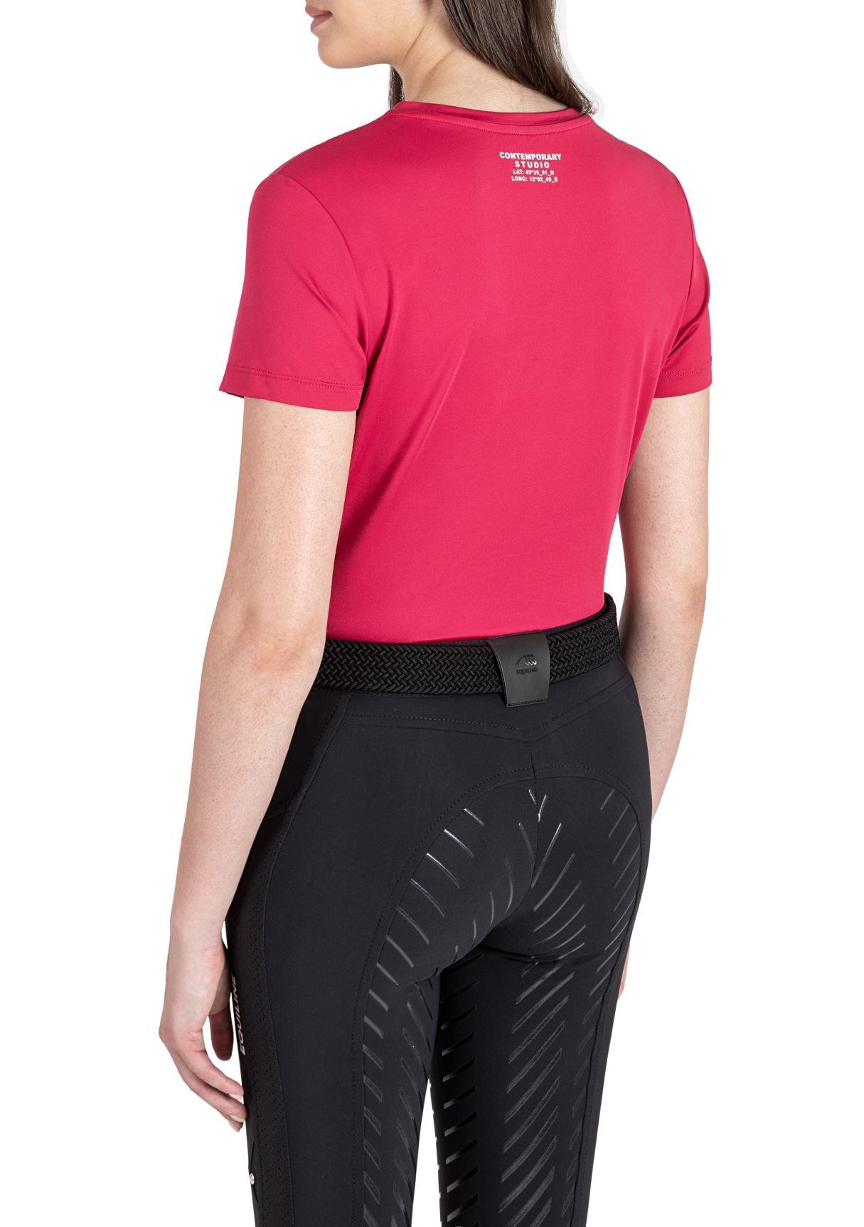 Equiline Dames T-Shirt Cearac Ciliegia Equiline Dames T-Shirt Cearac Ciliegia