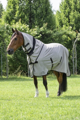 Ridershouse: Equiline Vliegendeken Lemonfly - In de Kleur Aliminium