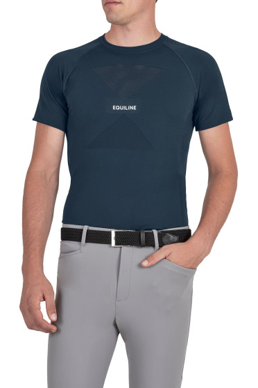 Ridershouse: Equiline Heren T-shirt Cisec - In De Kleur Donker Blauw Ridershouse: Equiline Heren T-shirt Cisec - In De Kleur Donker Blauw