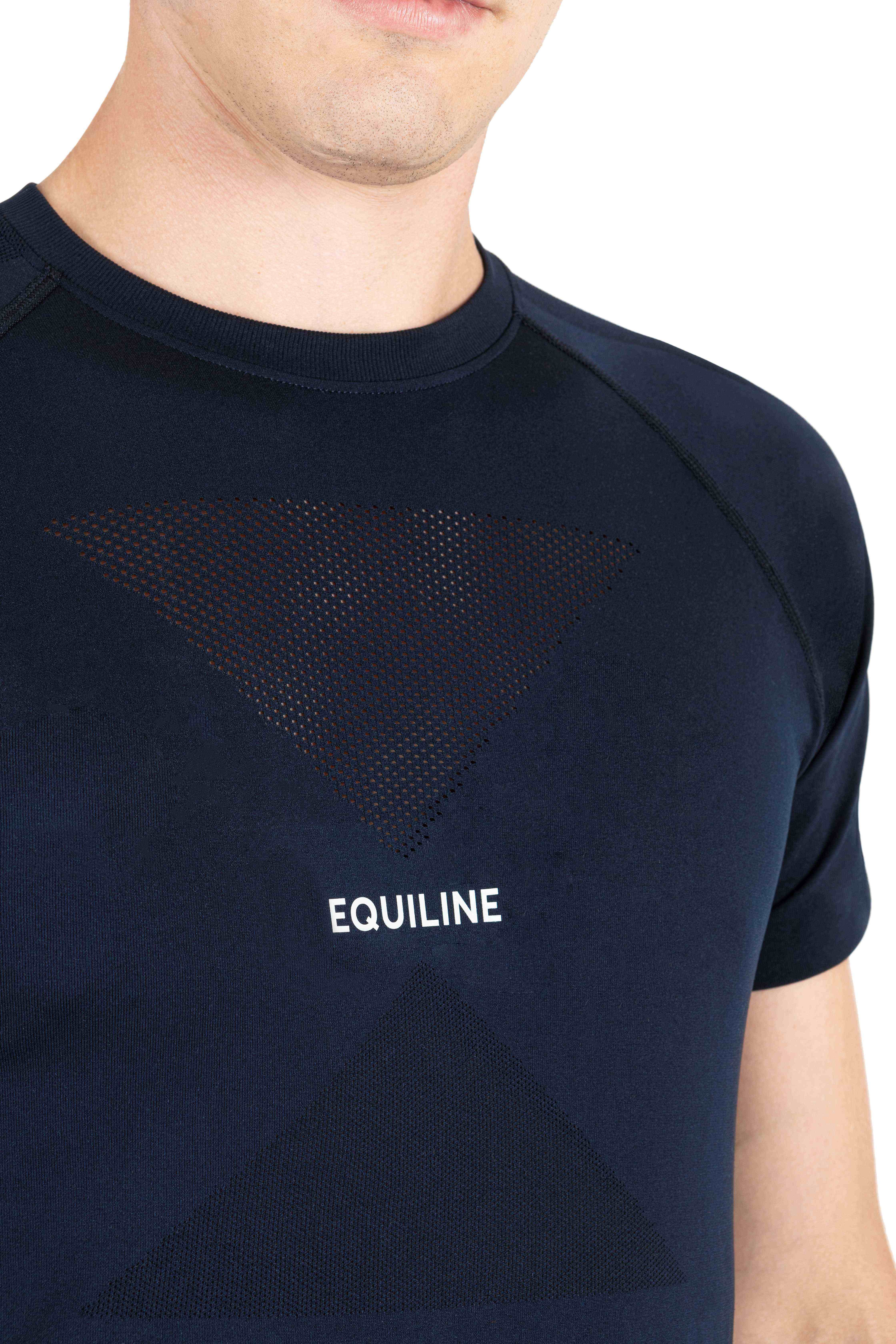 Ridershouse: Equiline Heren T-shirt Cisec - In De Kleur Donker Blauw Ridershouse: Equiline Heren T-shirt Cisec - In De Kleur Donker Blauw