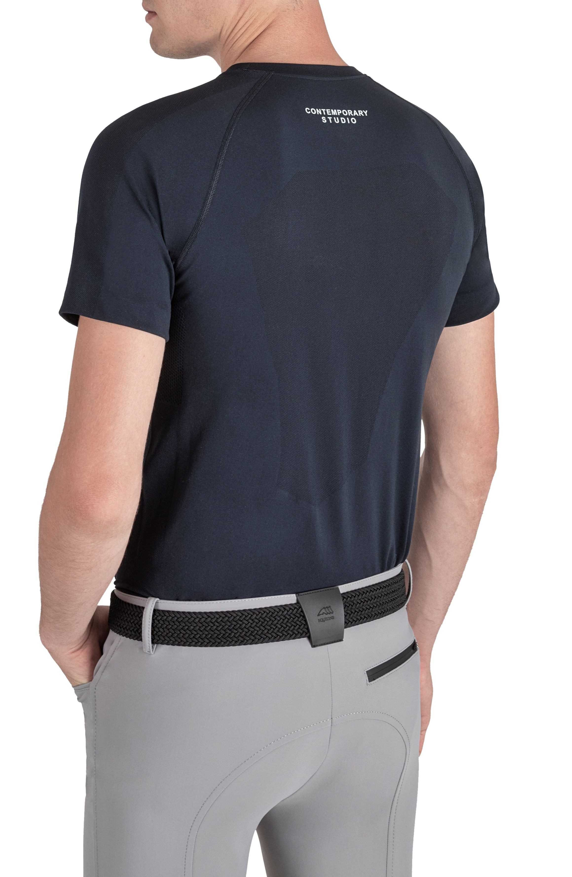 Ridershouse: Equiline Heren T-shirt Cisec - In De Kleur Donker Blauw Ridershouse: Equiline Heren T-shirt Cisec - In De Kleur Donker Blauw
