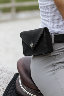 Ridershouse Grooming DeLuxe Belt Bag Black  also available in colour Chestnut