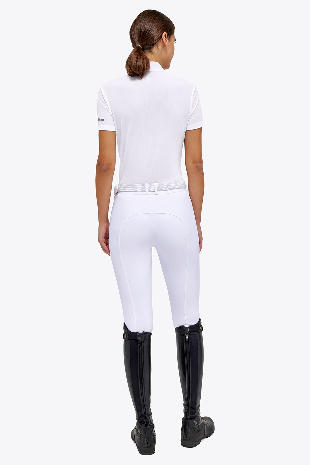Ridershouse: RG Italy - Jersey L/S Zip Competition Polo - Wit Ridershouse: RG Italy - Jersey L/S Zip Competition Polo - Wit
