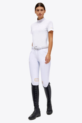 Ridershouse: RG Italy - Jersey L/S Zip Competition Polo - Wit
