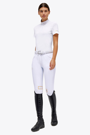 Ridershouse: RG Italy - Jersey L/S Zip Competition Polo - White