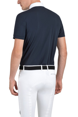 Ridershouse: Equiline Heren Wedstrijd Shirt Celirac S/S - Kleur Blauw Ridershouse: Equiline Heren Wedstrijd Shirt Celirac S/S - Kleur Blauw