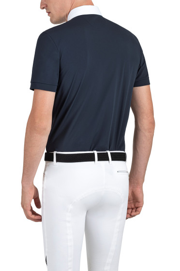 Ridershouse: Equiline Heren Wedstrijd Shirt Celirac S/S - Kleur Blauw Ridershouse: Equiline Heren Wedstrijd Shirt Celirac S/S - Kleur Blauw