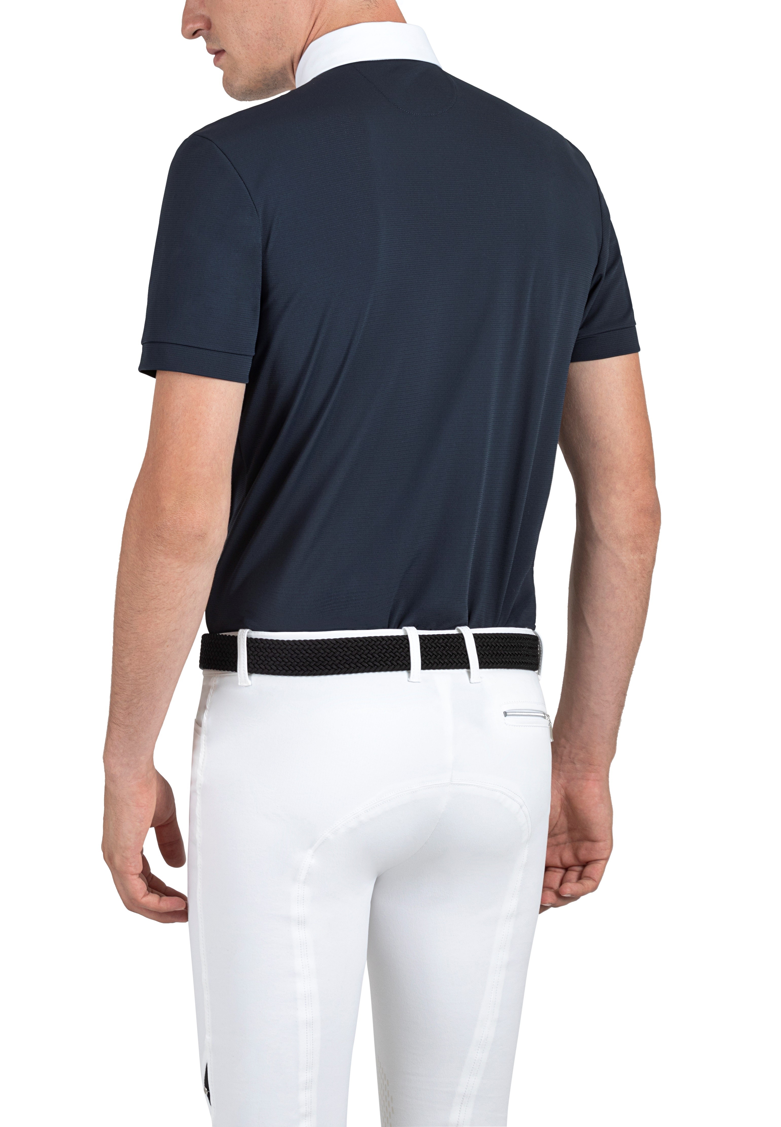 Ridershouse: Equiline Men's Competition Shirt Celirac S/S - Color Bue Ridershouse: Equiline Men's Competition Shirt Celirac S/S - Color Bue