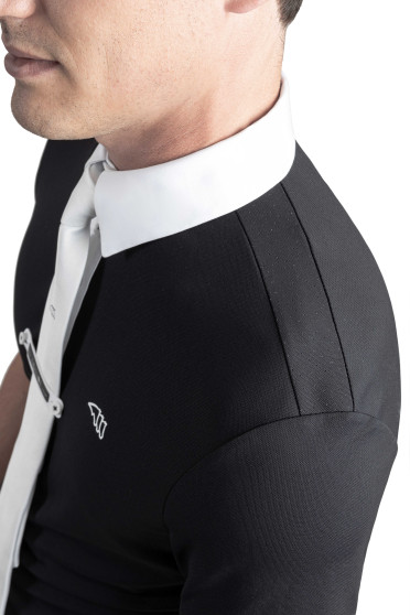 Ridershouse: Equiline Heren Wedstrijd Shirt Celicec S/S - Kleur Zwart Ridershouse: Equiline Heren Wedstrijd Shirt Celicec S/S - Kleur Zwart