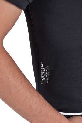 Ridershouse: Equiline Men's Competition Shirt Celicec S/S - Color Black Ridershouse: Equiline Men's Competition Shirt Celicec S/S - Color Black