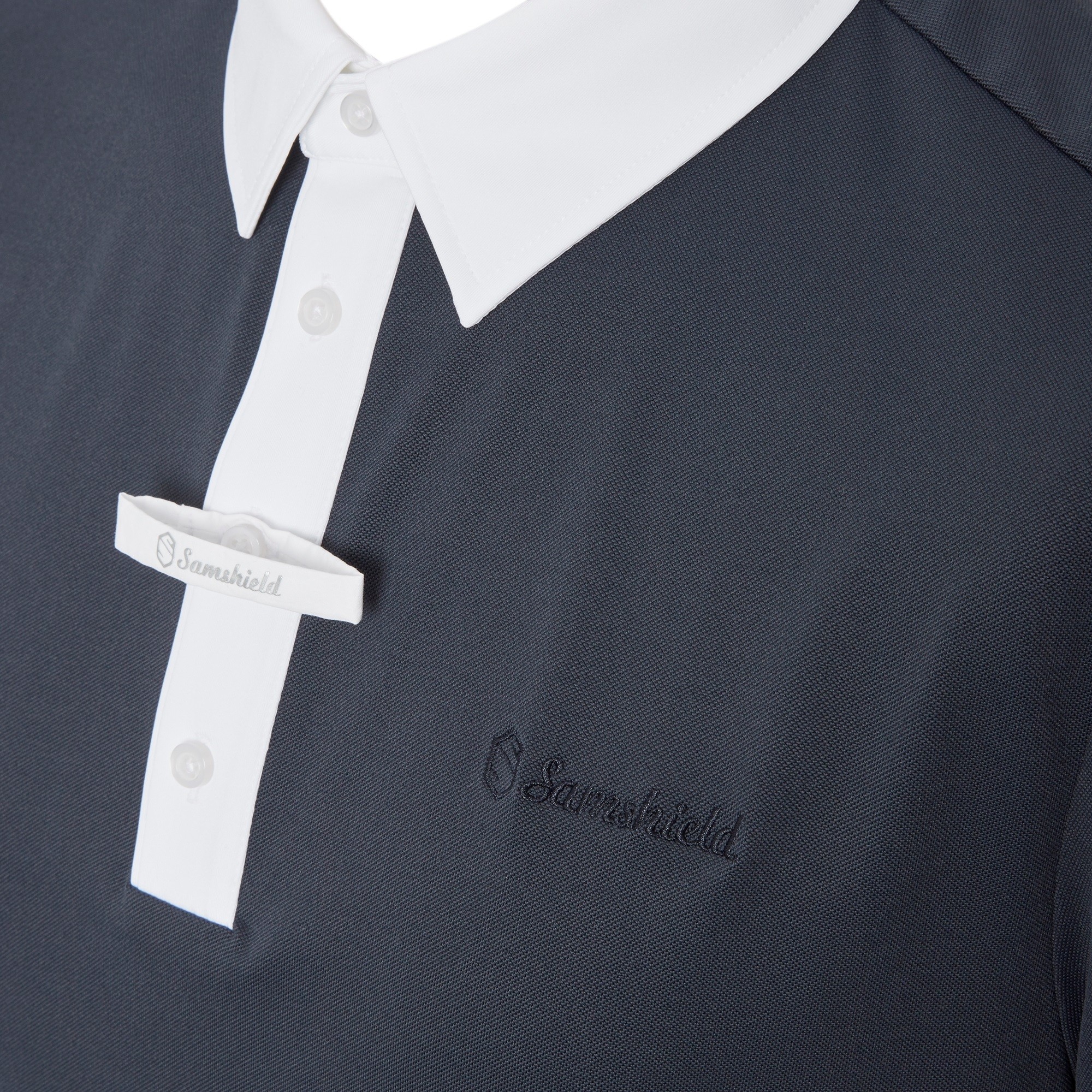 Ridershouse: Samshield Competition Shirt Arthur Short Sleeves - Navy Ridershouse: Samshield Competition Shirt Arthur Short Sleeves - Navy