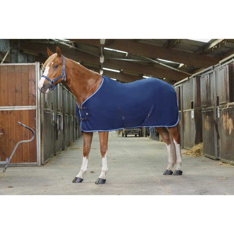 Ridershouse: Riding World Fleece Blanket - Blue - Weight of 240g/m2 Ridershouse: Riding World Fleece Blanket - Blue - Weight of 240g/m2