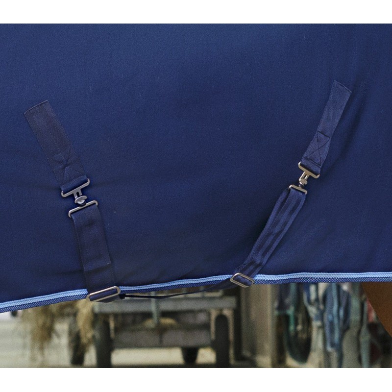 Ridershouse: Riding World Fleece Deken - Blauw - Gewicht van 240g/m2 Ridershouse: Riding World Fleece Deken - Blauw - Gewicht van 240g/m2