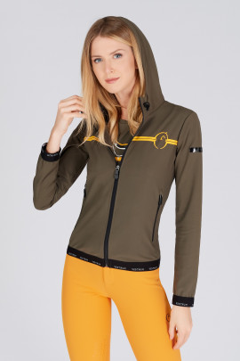 Ridershouse: Vestrum Dames Softshell Warm up - In de kleur Marine Blauw