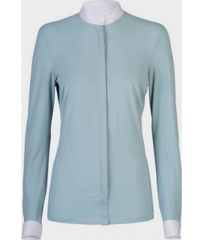 Cavalleria Toscana Topstitch Rows Jersey Competition Shirt