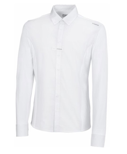 Pikeur Heren Wedstrijdshirt Rouven - Kleur Wit - Ridershouse.com Pikeur Heren Wedstrijdshirt Rouven - Kleur Wit - Ridershouse.com