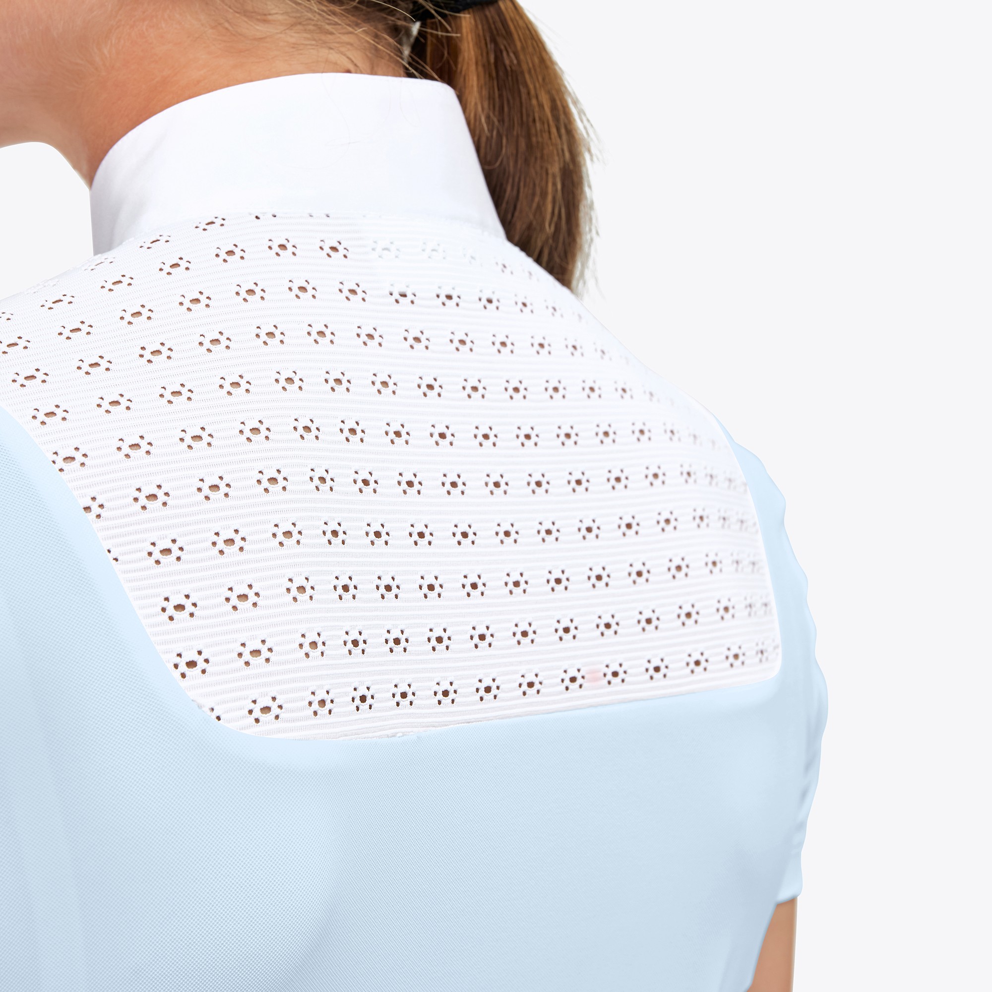 Cavalleria Toscana Pique Perforated S/S Wedstrijdpolo Licht Blauw heerlijke zomers Cavalleria Toscana Pique Perforated S/S Wedstrijdpolo Licht Blauw heerlijke zomers