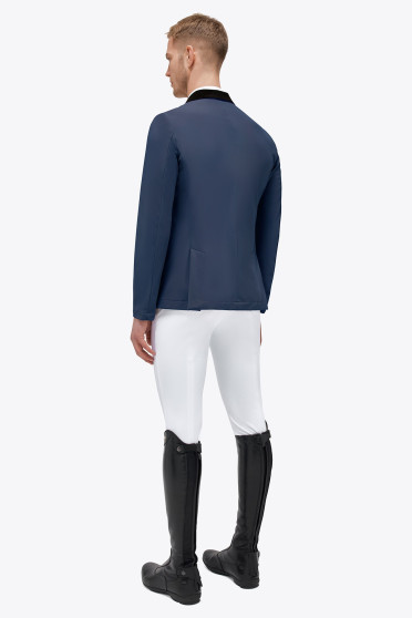 Ridershouse: Cavalleria Toscana Lightweight Jersey Zip Riding Jacket Blue Ridershouse: Cavalleria Toscana Lightweight Jersey Zip Riding Jacket Blue