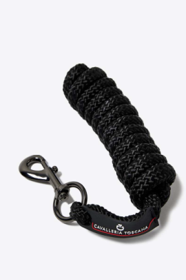 Ridershouse: CT Halter And Lead Rope - Zwart
