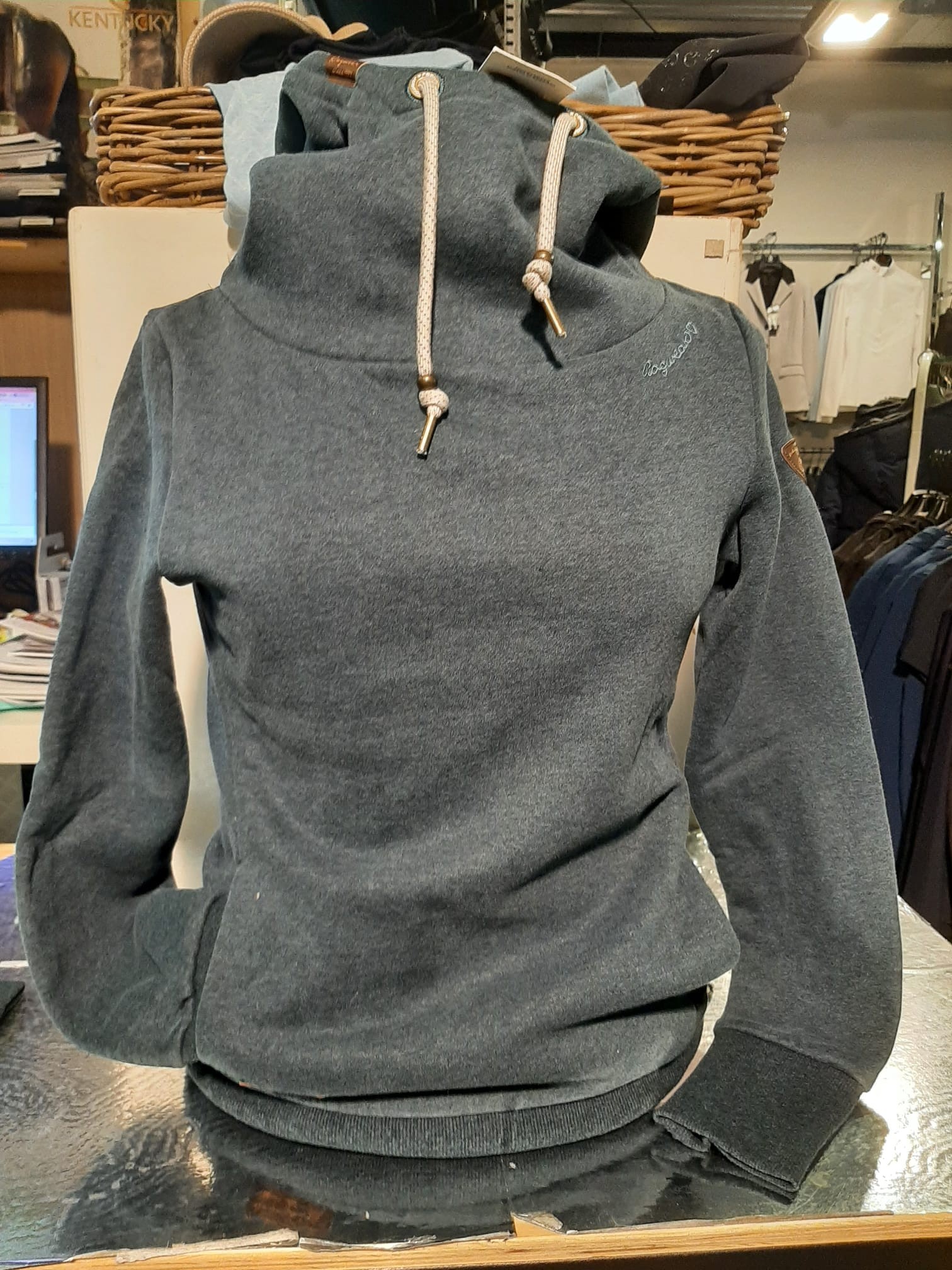 Ragwear Women's Yoda Sweat Dark Green Ragwear Women's Yoda Sweat Dark Green
