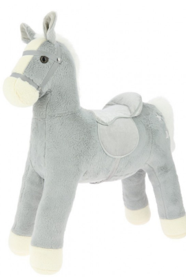 Equi Kids Plush Horse Standing Pony Grey, perfect gift for a Baby Shower