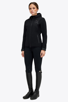 CT Academy 3-Layer Hooded Zip Softshell - Zwart - Bij Ridershouse.com